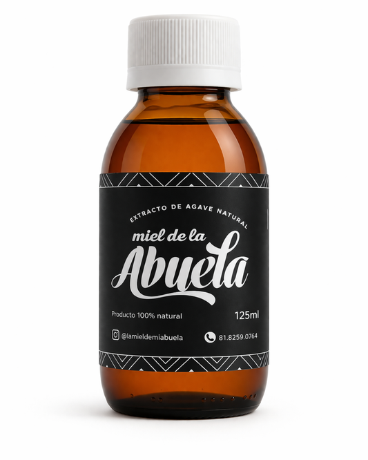 Jarabe Natural para la Tos – Miel de la Abuela – Expectorante con Aceites Esenciales – Sin Químicos, Sin Azúcar Refinada – 125 ml