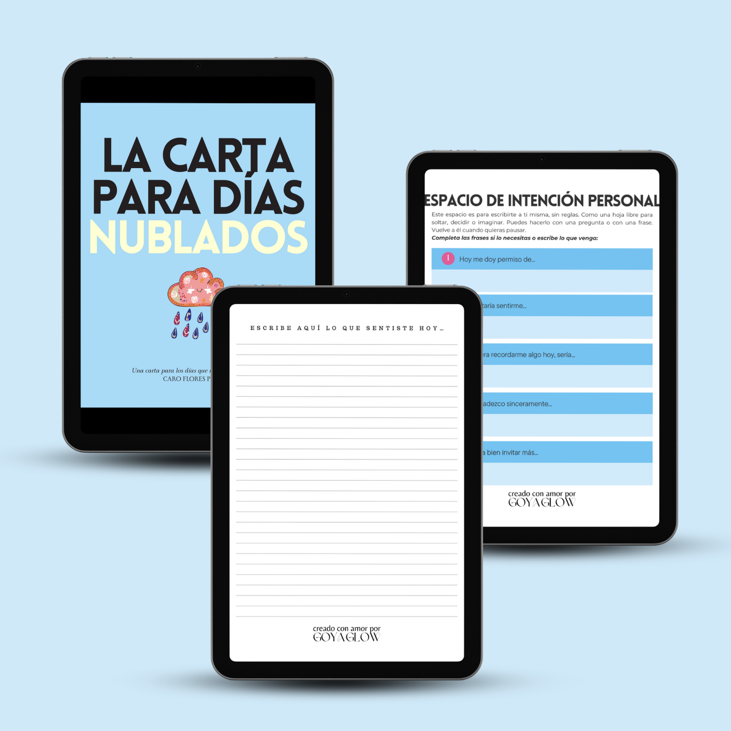 Carta Claridad Emocional: Carta para Días Nublados. Con Diario de 21 días para felicidad.