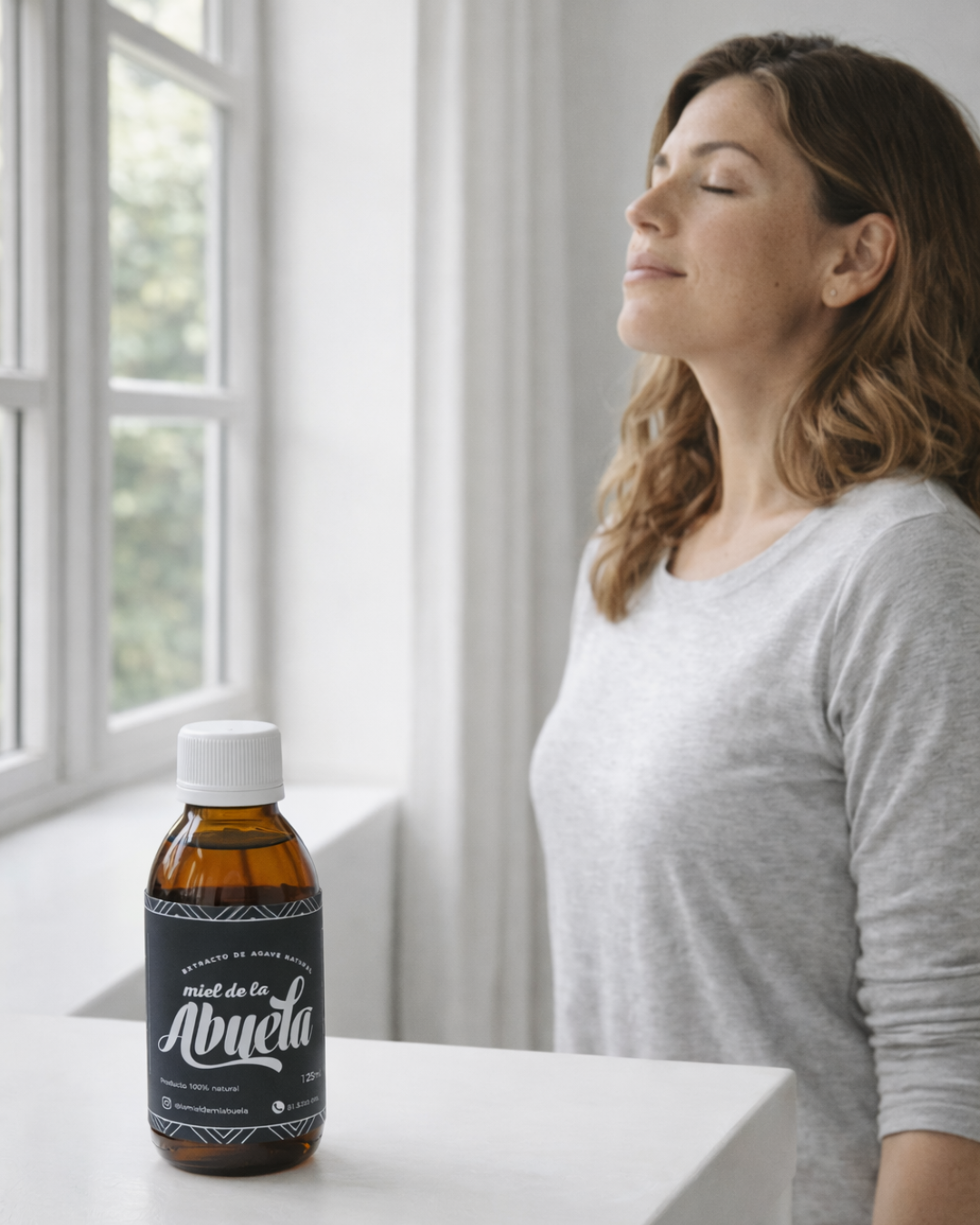 Jarabe Natural para la Tos – Miel de la Abuela – Expectorante con Aceites Esenciales – Sin Químicos, Sin Azúcar Refinada – 125 ml