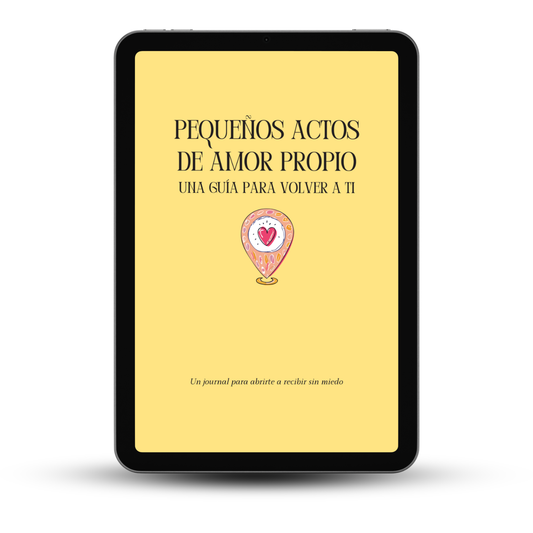 Diario de Autoestima: Pequeños Actos de Amor Propio:Una guía descargable para volver a ti, paso a paso. Con Diario de 21 Días para la Felicidad.
