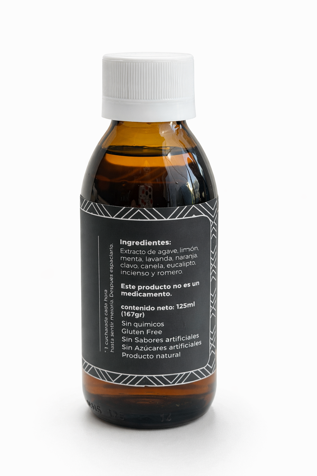 Jarabe Natural para la Tos – Miel de la Abuela – Expectorante con Aceites Esenciales – Sin Químicos, Sin Azúcar Refinada – 125 ml