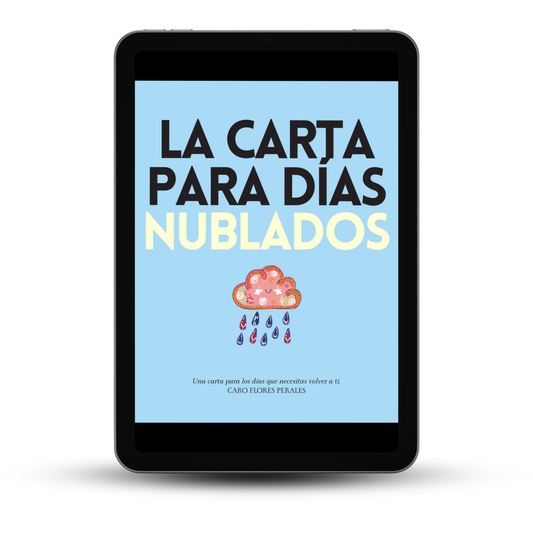 Carta Claridad Emocional: Carta para Días Nublados. Con Diario de 21 días para felicidad.