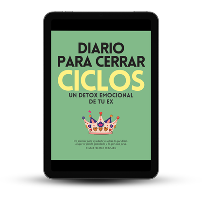 Diario para Cerrar Ciclos: Ejercicio emocional: Detox de tu ex 🖤 Con Diario de 21 Días para la Felicidad